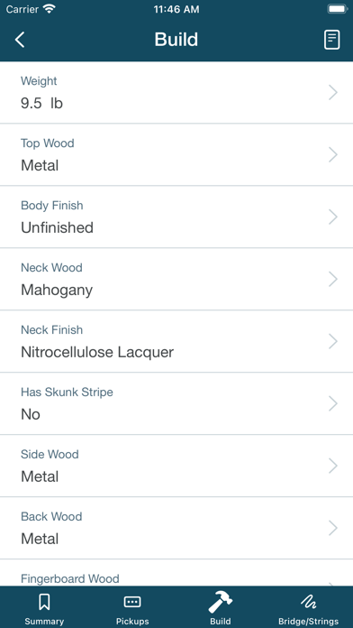 AllMyGuitars Screenshot