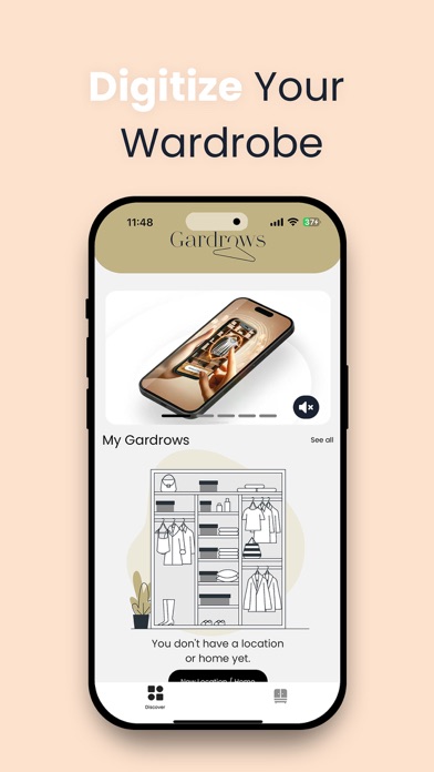 Gardrows: Digital Wardrobe Screenshot
