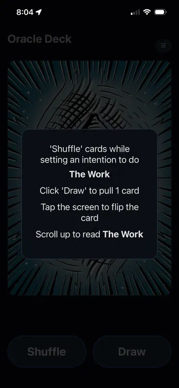 The Work Oracle Deck screenshot 2 of 5