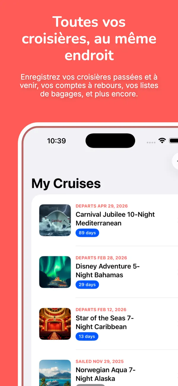 Screenshot #3 pour Tracker Navires Croisière