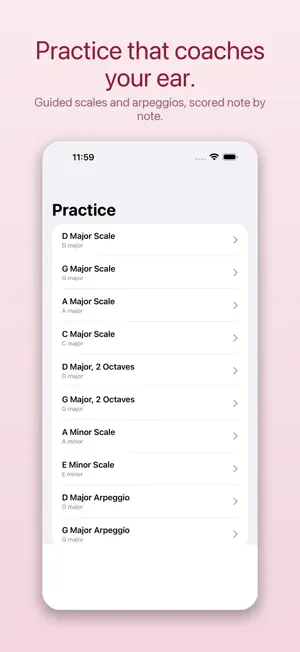 StringWise: Violin Tuner screenshot 2