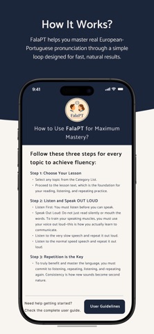 FalaPT iPhone screenshot