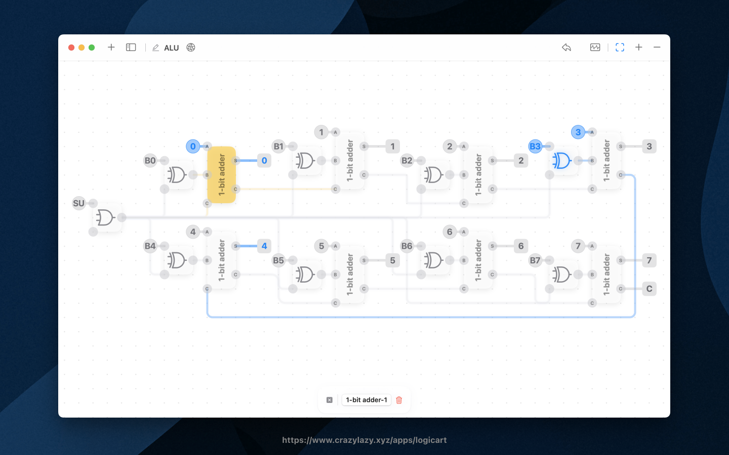 LogicalArt - Circuit Simulator