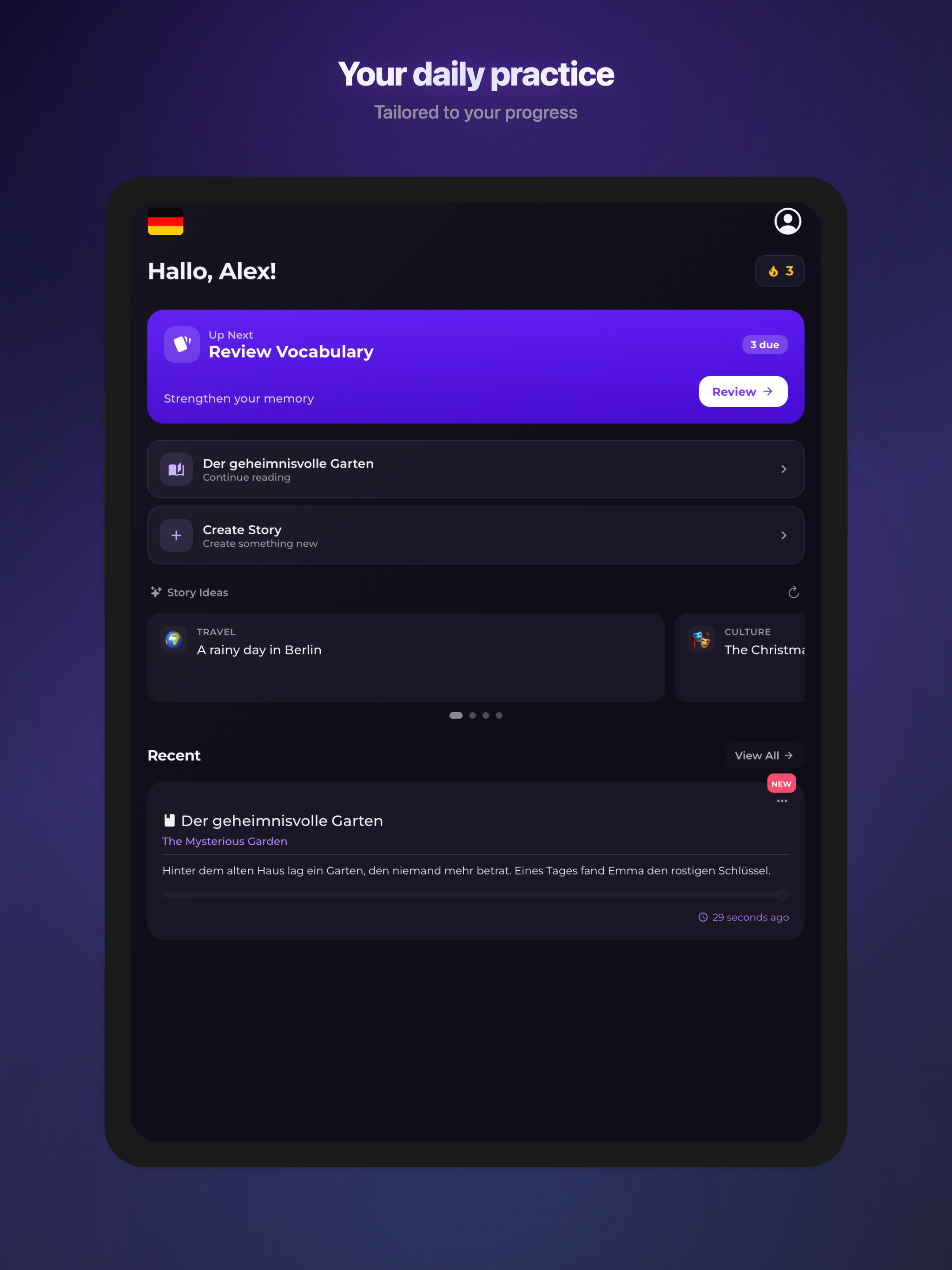 Polli: Language learning