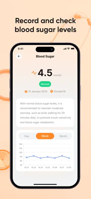 HealthGuard:Heart&Blood Sugar screenshot 3