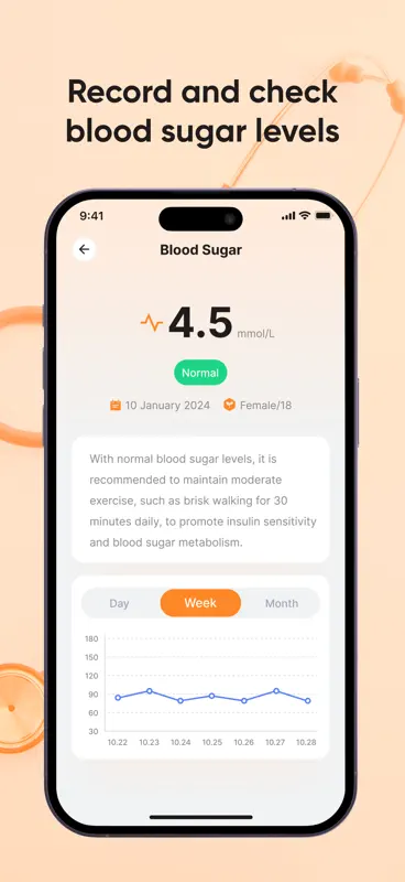 HealthGuard:Heart&Blood Sugar screenshot 3 of 5