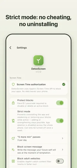 DetoxScreen: App Blocker screenshot 4