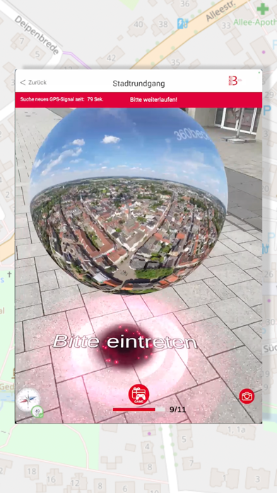 Beckum AR Stadtführung Screenshot