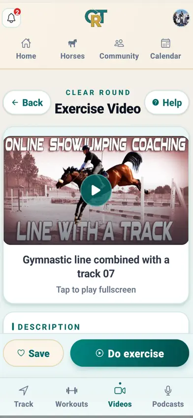 Clear Round Training screenshot 1