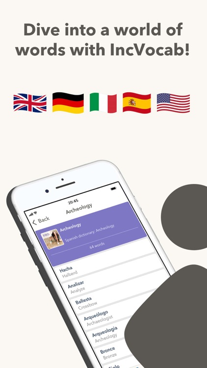 IncVocab: Learn Spanish