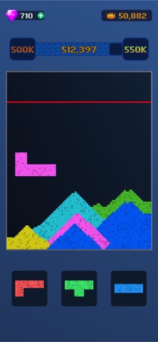 Sand Blast - Block Puzzle Game iPhone screenshot