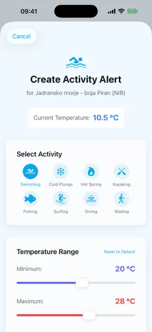 Water Temperatures screenshot 3