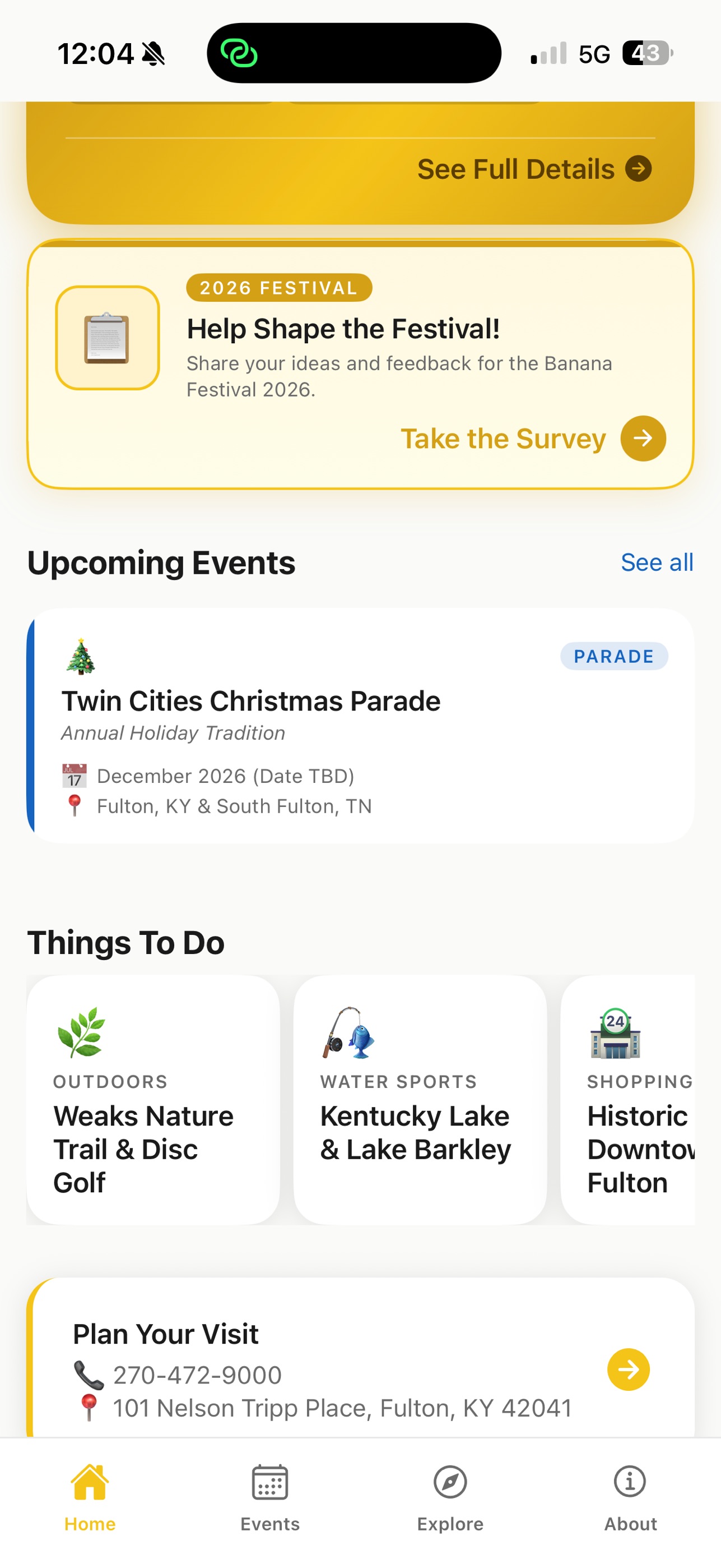 Screenshot 1 of Visit Fulton KY