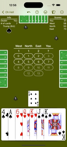 Oh Hell - Expert AI Screenshot 7 of 7