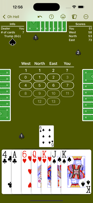 Oh Hell - Expert AI Screenshot 7 of 7