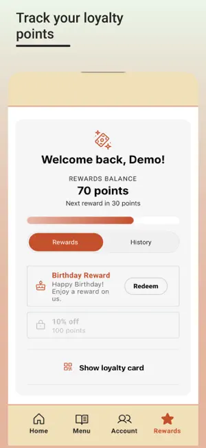 Flying Star Cafe Ordering app screenshot 2