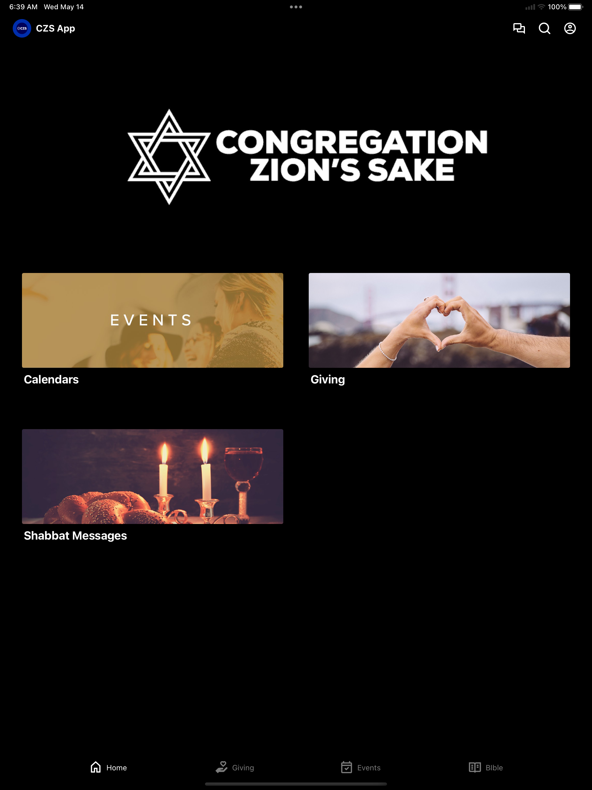 Zion's Sake App