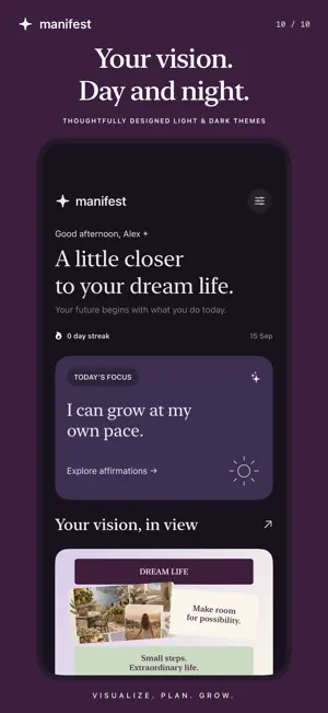 Vision board maker - Manifest screenshot 1