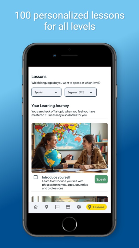 #3. Luca | AI language tutor (iOS) By: Alldone GmbH