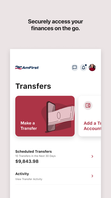AmFirst Digital Banking Screenshot 2 of 5
