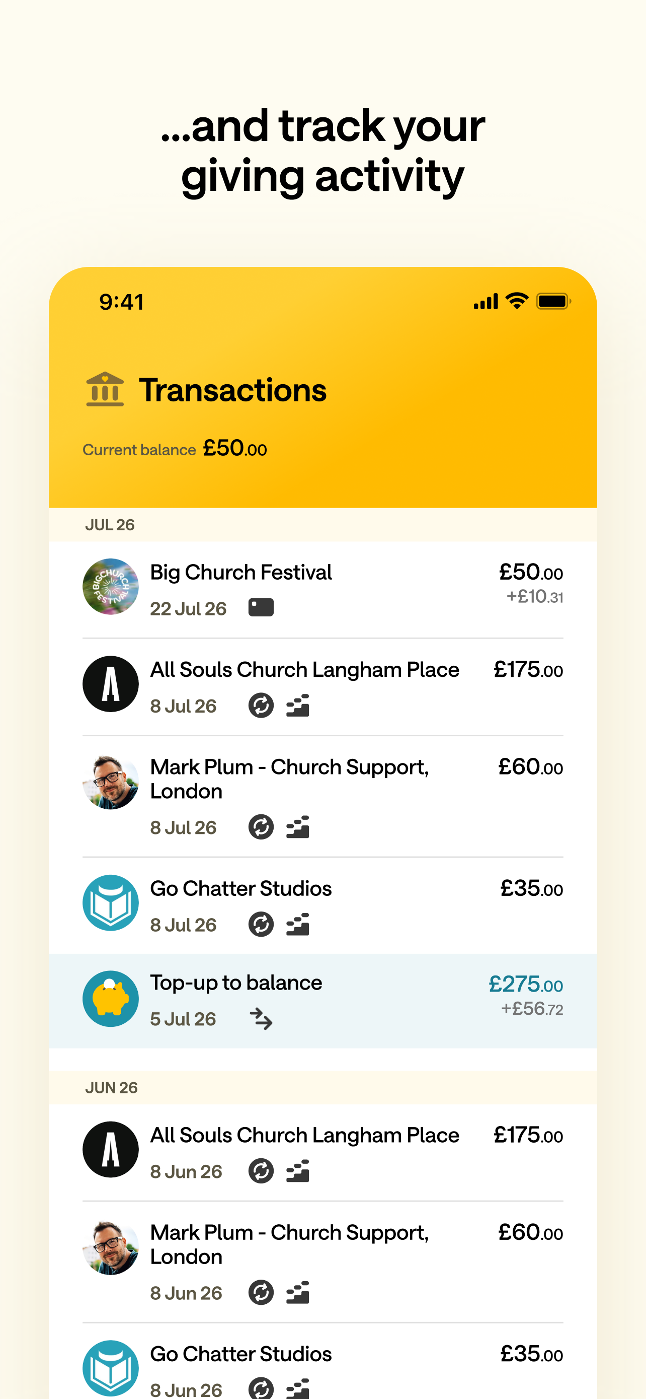 Stewardship Giving screenshot 7