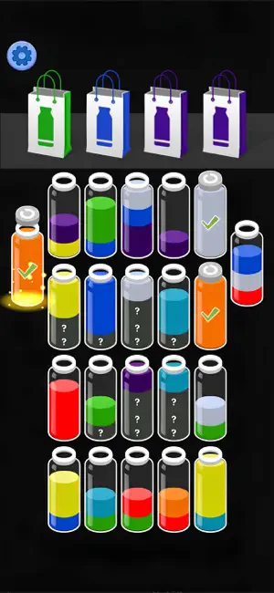 Order Crazy: 飲み物ソート ソーダ 色とりパズル iPhone screenshot 4
