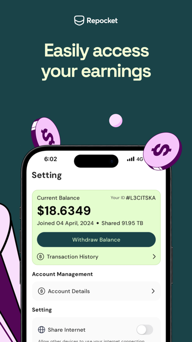 Repocket - Make Money Daily Screenshot