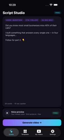 Mecast — Your AI Twin Screenshot 3 of 5