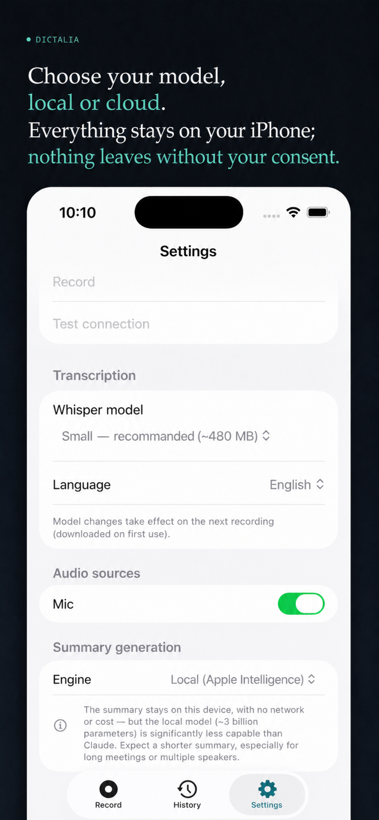 Dictalia Mobile screenshot 2