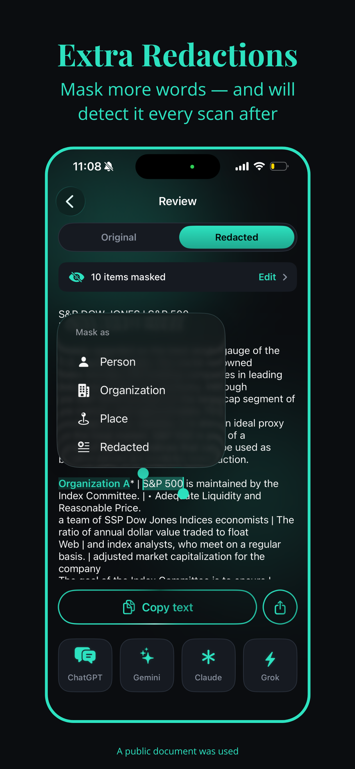 Redact AI: Camera to Text Scan screenshot 4