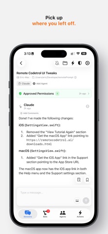 Remote Codetrol iPhone screenshot