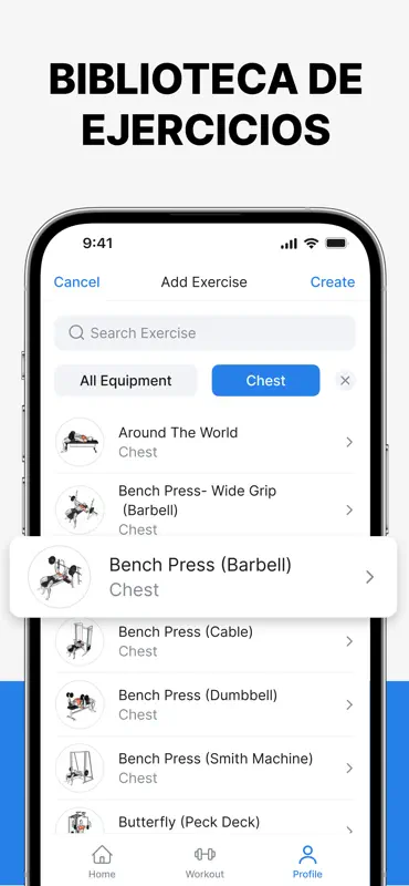 Hevy: Gym tracker y rutinas screenshot 9 of 10
