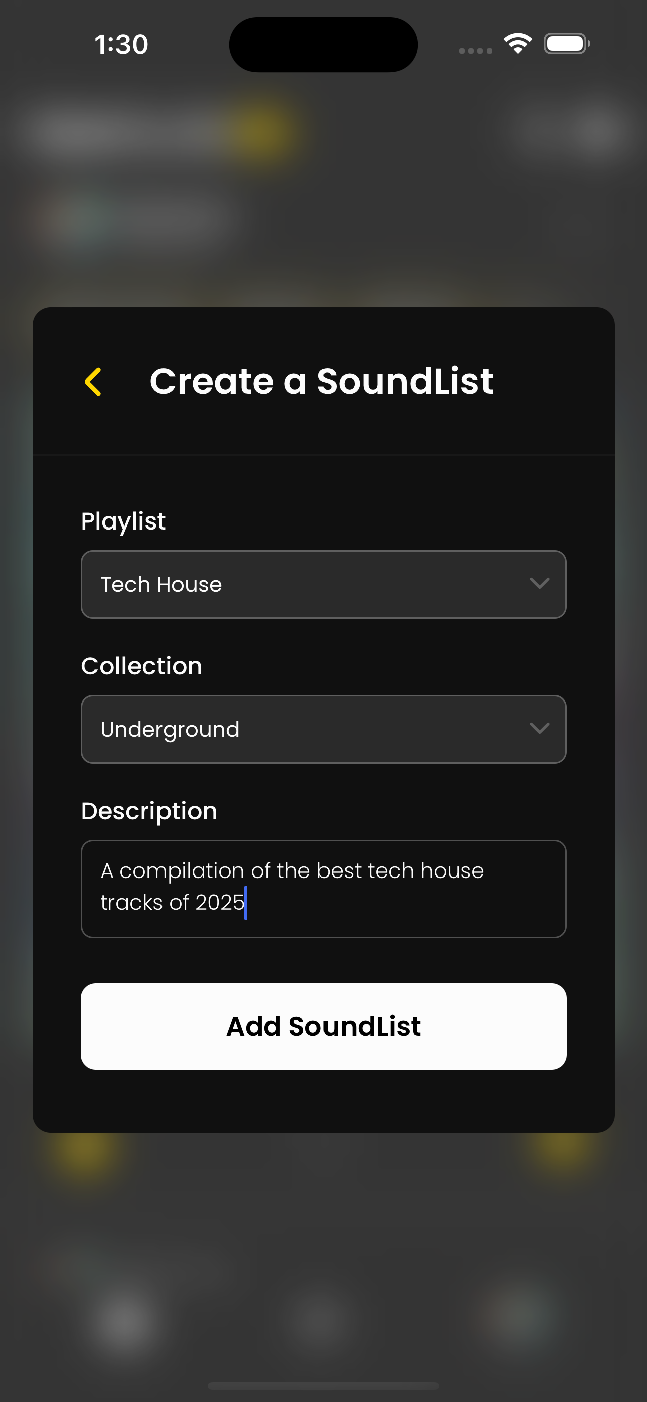 SoundLists screenshot 3