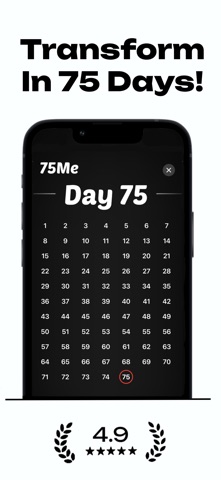 75Me: 75 Day Reset Challenge iPhone screenshot 1