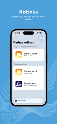 SkinFlow: Rotina de Skincare screenshot