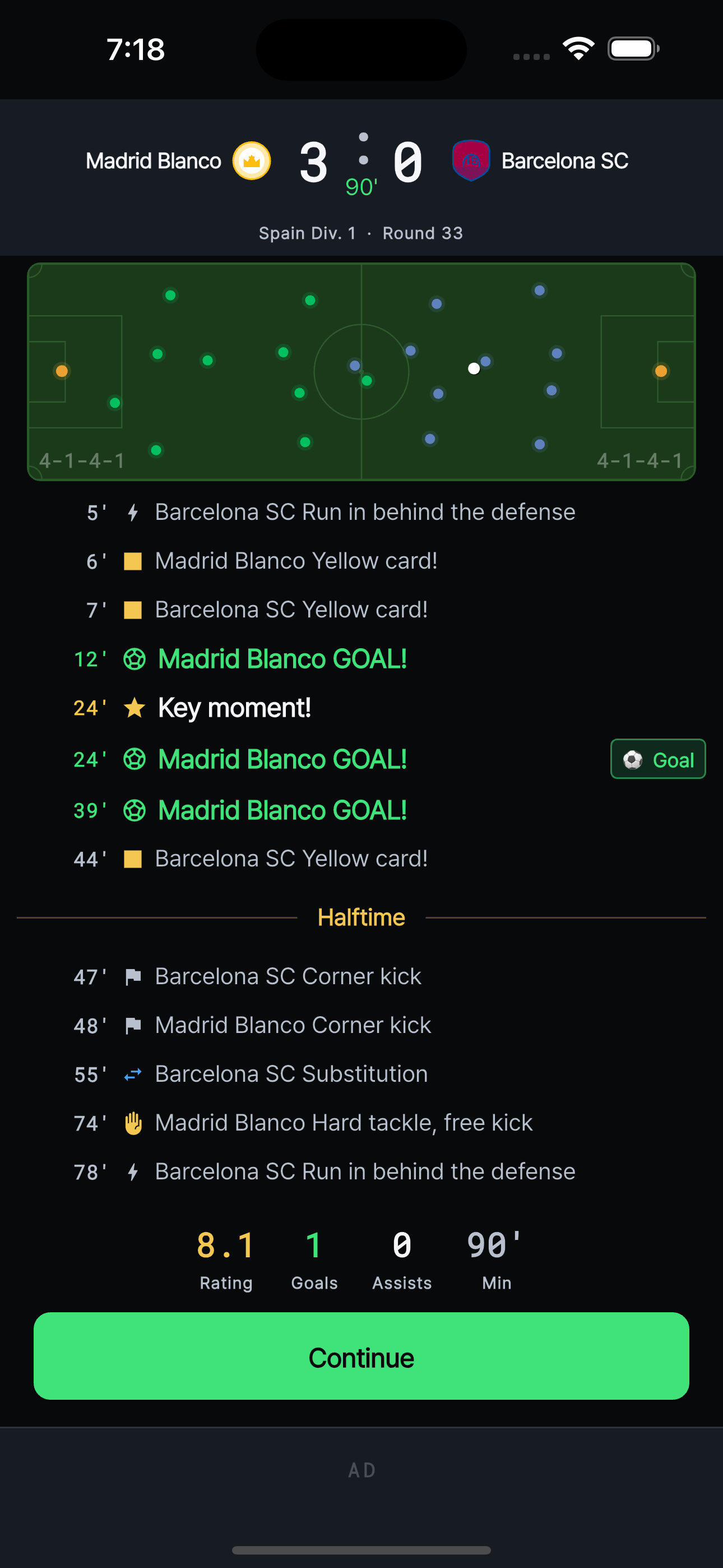 Pitch Story: Football Career screenshot 3