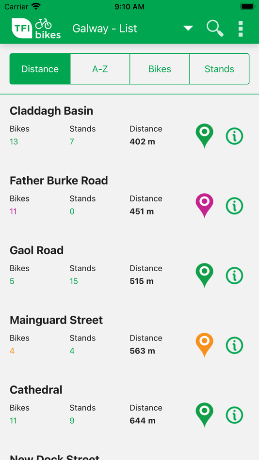 #5. bikeshare.ie (iOS) Podle: Telfourth Ltd.