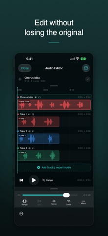 Aurec: Audio Recorder & Editor Screenshot 4 of 5