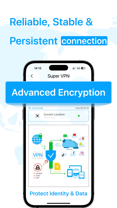 Screenshot #3 pour Super VPN - Better VPN Master