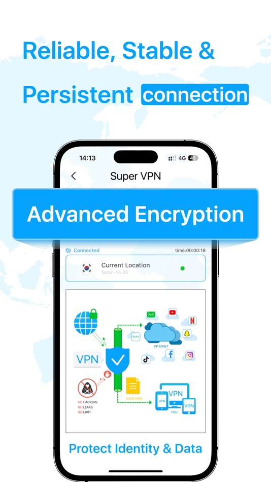 #3. Super VPN - Secure VPN Master (macOS) 来自: Qingdao Leyou Hudong Network Technology Co., Ltd.