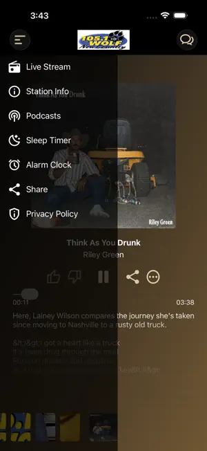 105.1 The Wolf screenshot 2