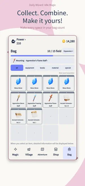 Daily Wizard: Idle Magic screenshot 4