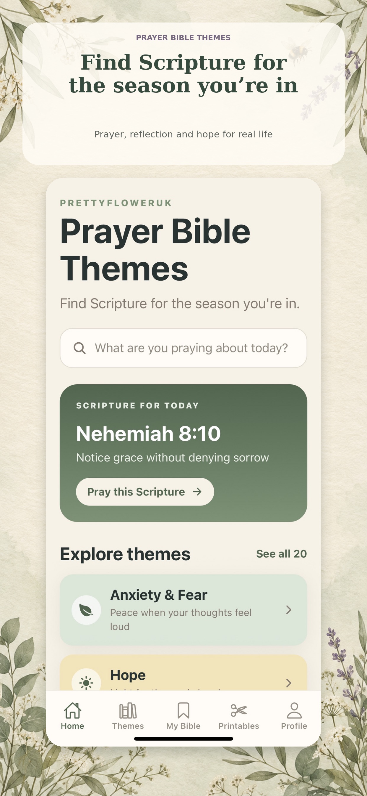 Screenshot 5 of Prayer Bible Themes