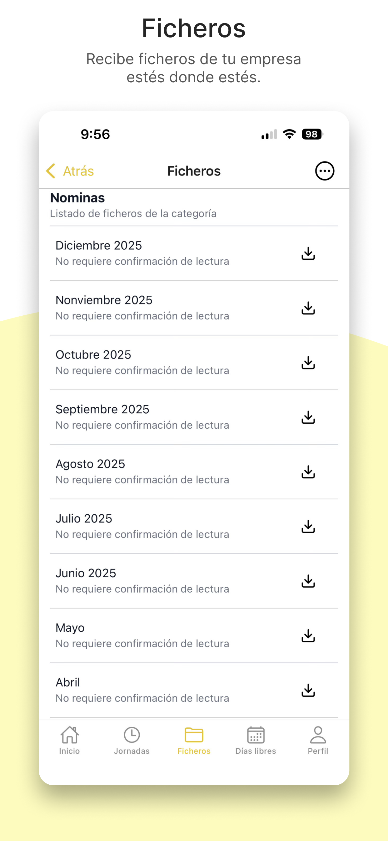 Control de Jornada Laboral screenshot 9
