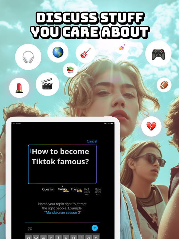 Superfy: Meet real people iPad screenshot 6 - Social Networking app