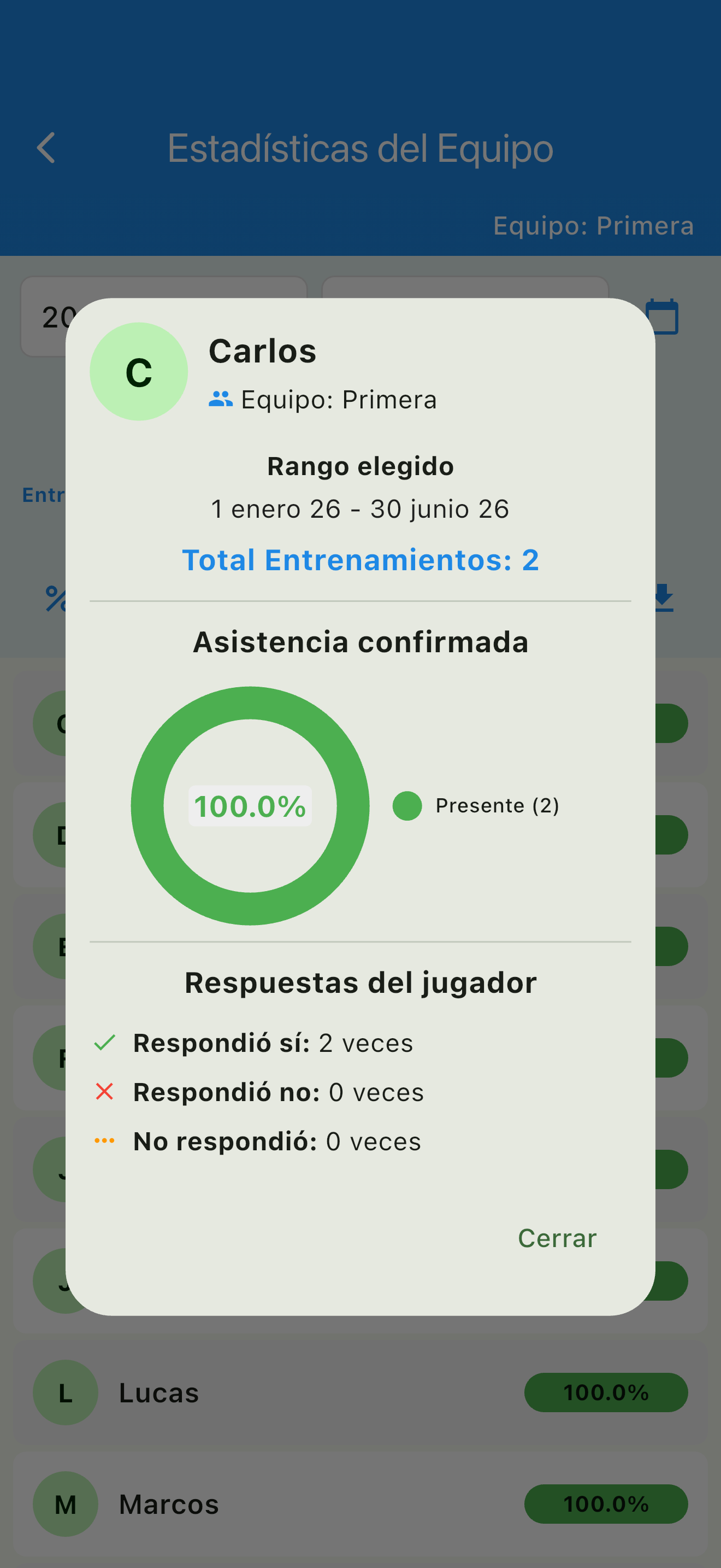 Yendoo - Gestión Deportiva screenshot 9