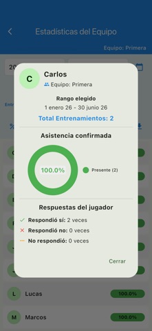 Yendoo - Gestión Deportiva iPhone screenshot