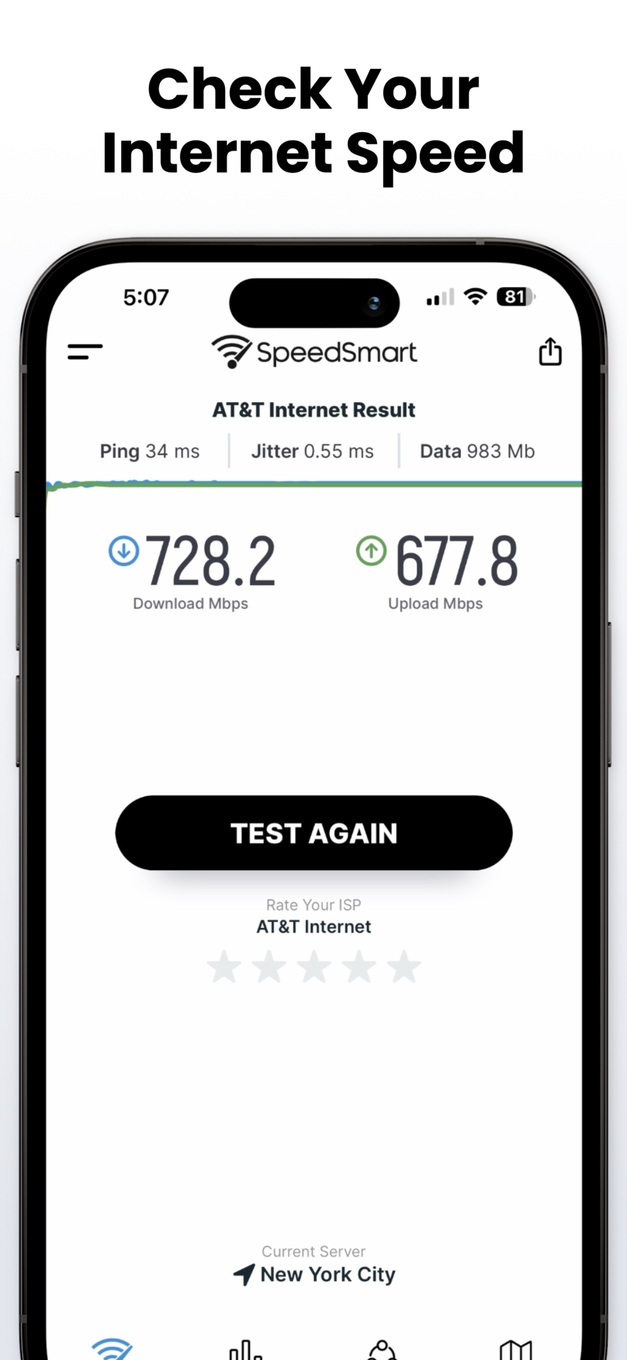Speed Test SpeedSmart Internet