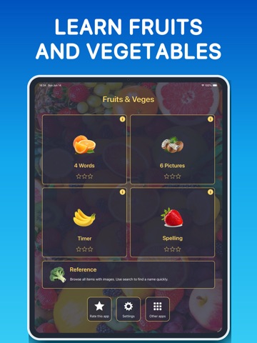 Fruits & Veges iPad screenshot