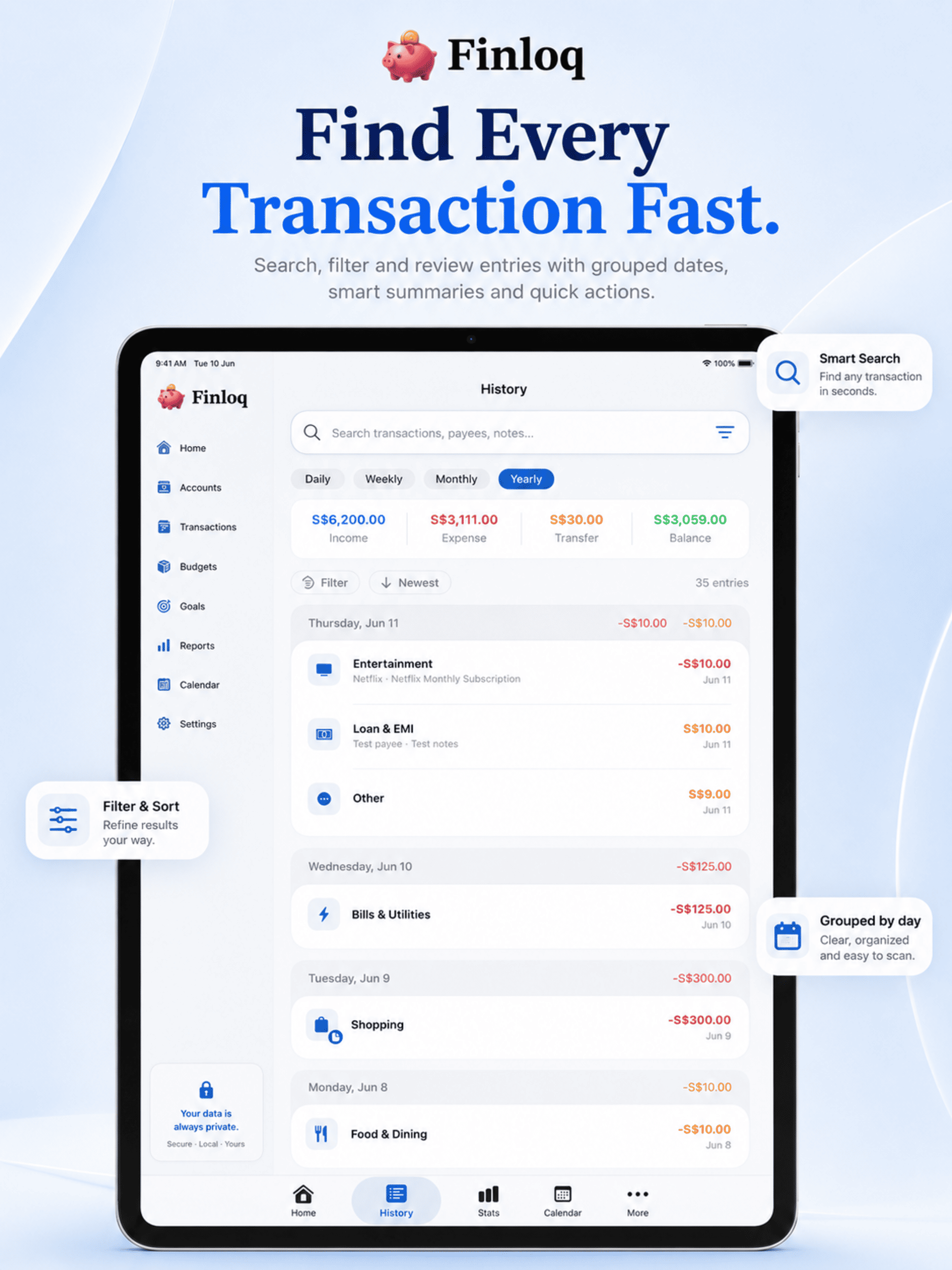 Finloq - Money Manager screenshot 10